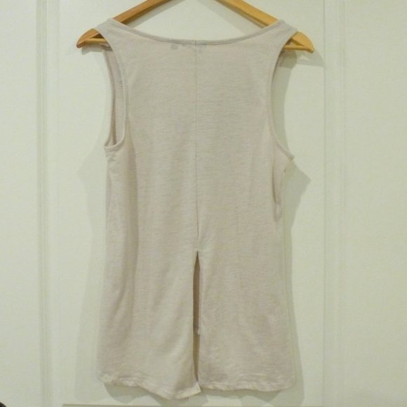 DEX Embelished Neckline High Low Tank - Picture 3 of 8